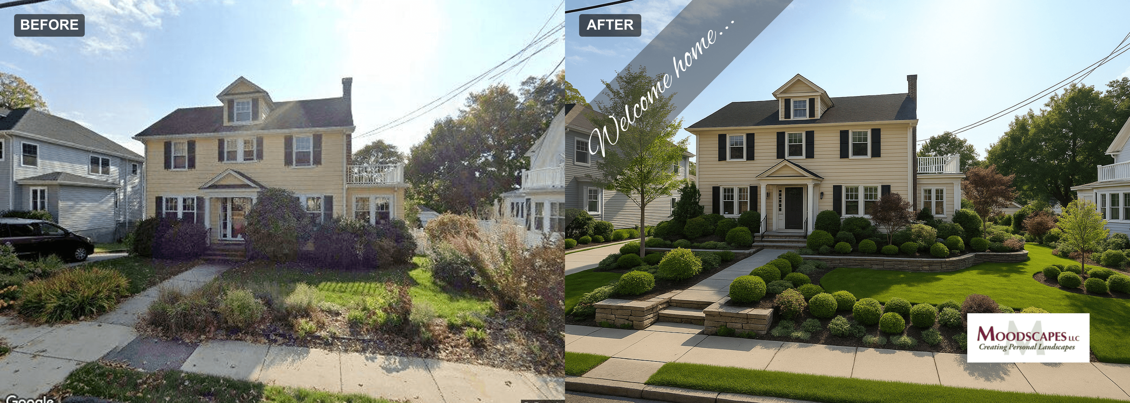 Before and after - 50 Palfrey Rd